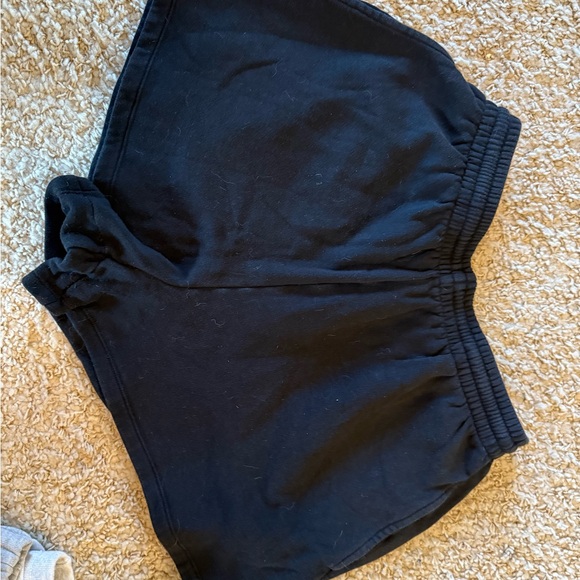 PINK Victoria's Secret Pants - PINK Victoria's Secret Black Athletic Shorts